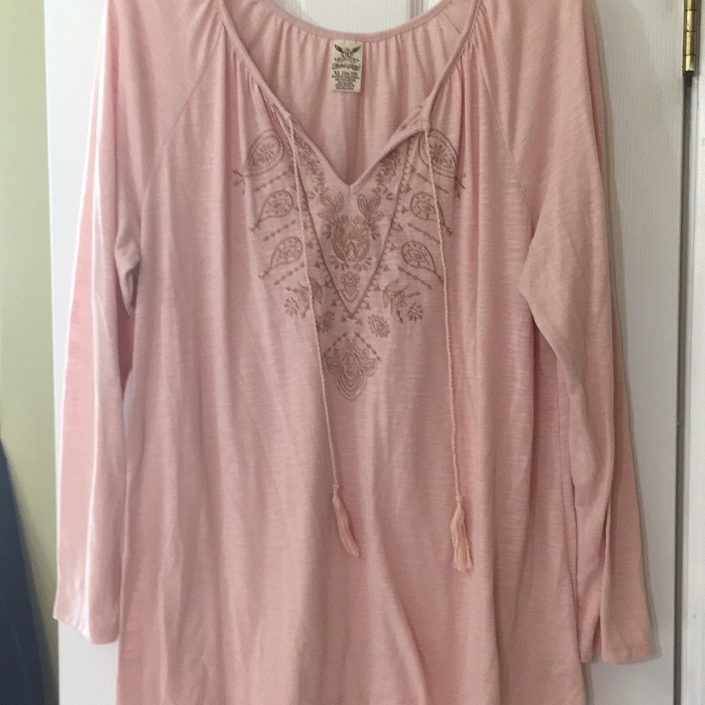 Faded Glory pink blouse